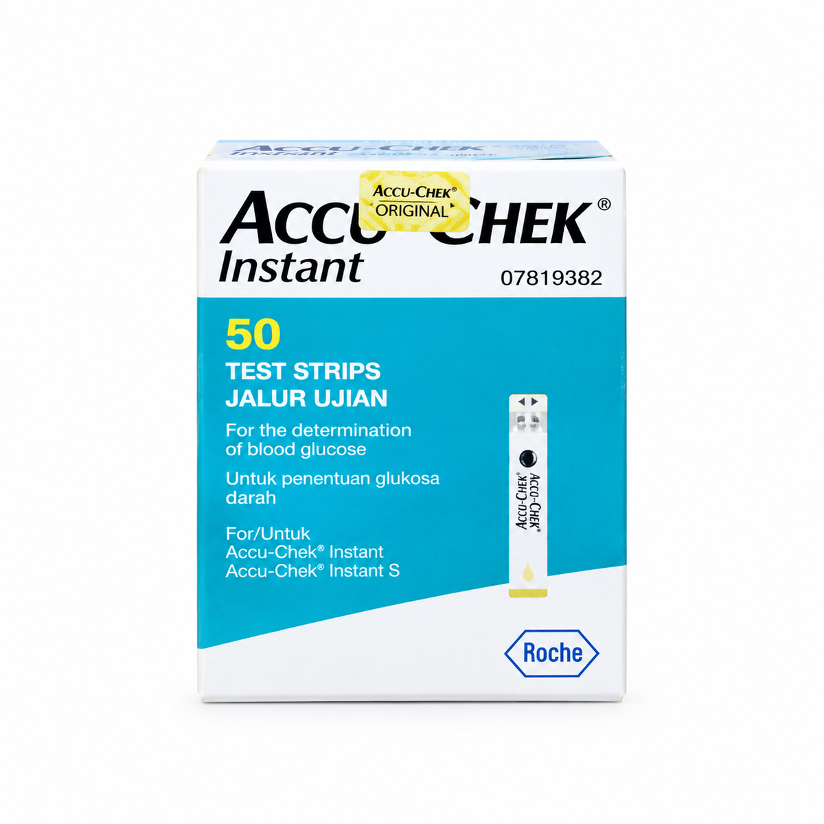 Accu-Chek Instant Blood Glucose Test Strips (50 Strips)