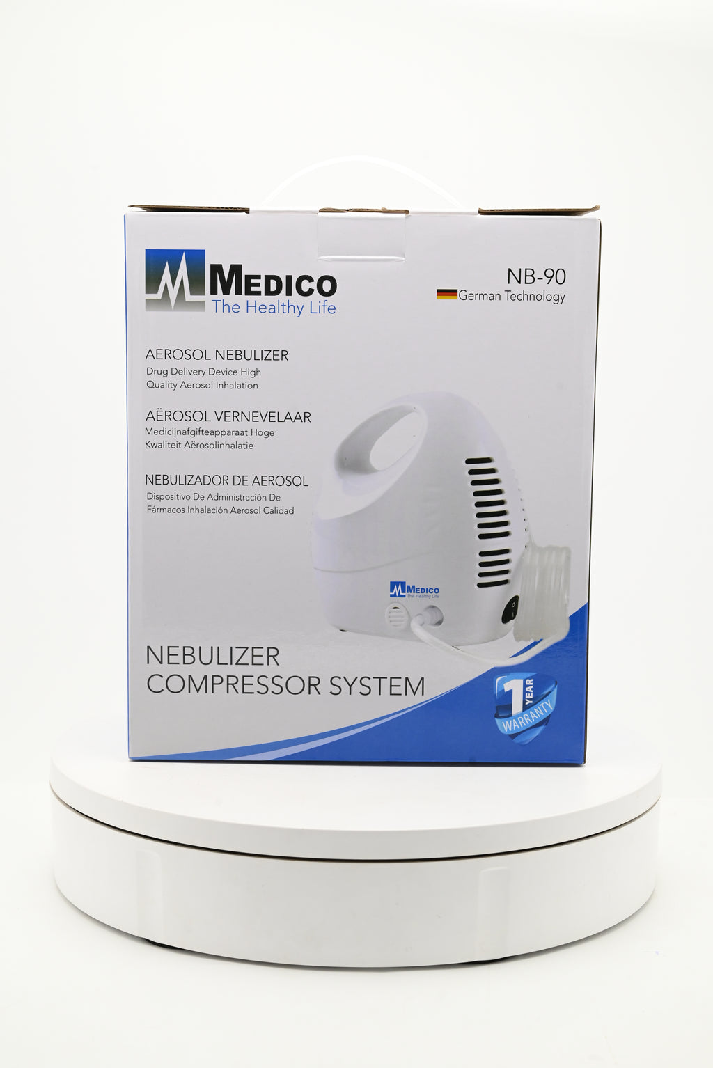 Medico NB-90 Aerosol Nebulizer – Compressor System