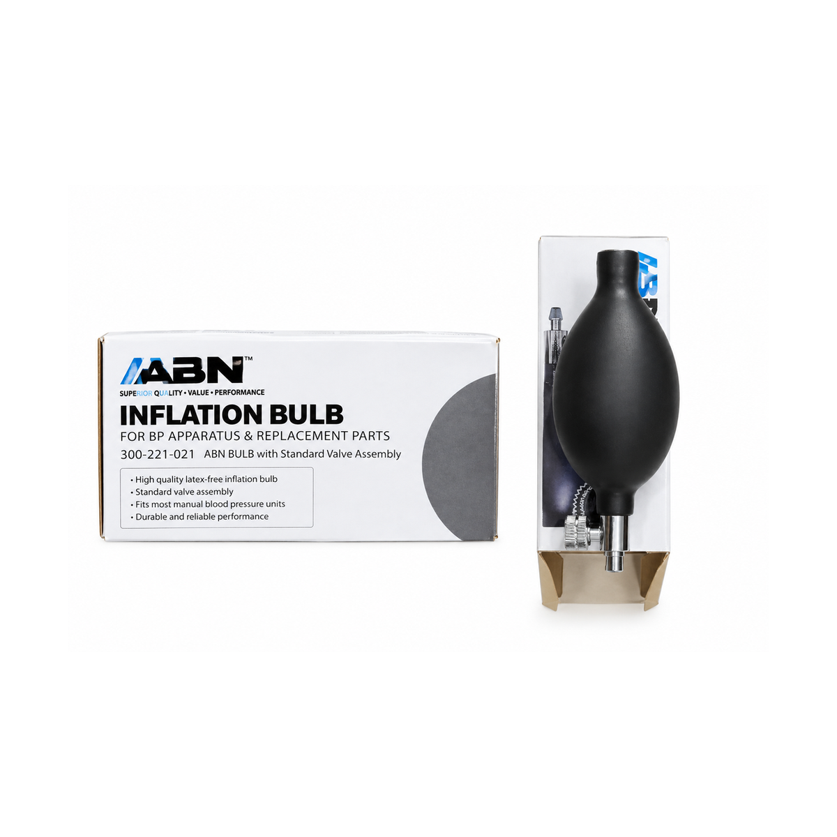 ABN Inflation Bulb with Standard Valve Assembly