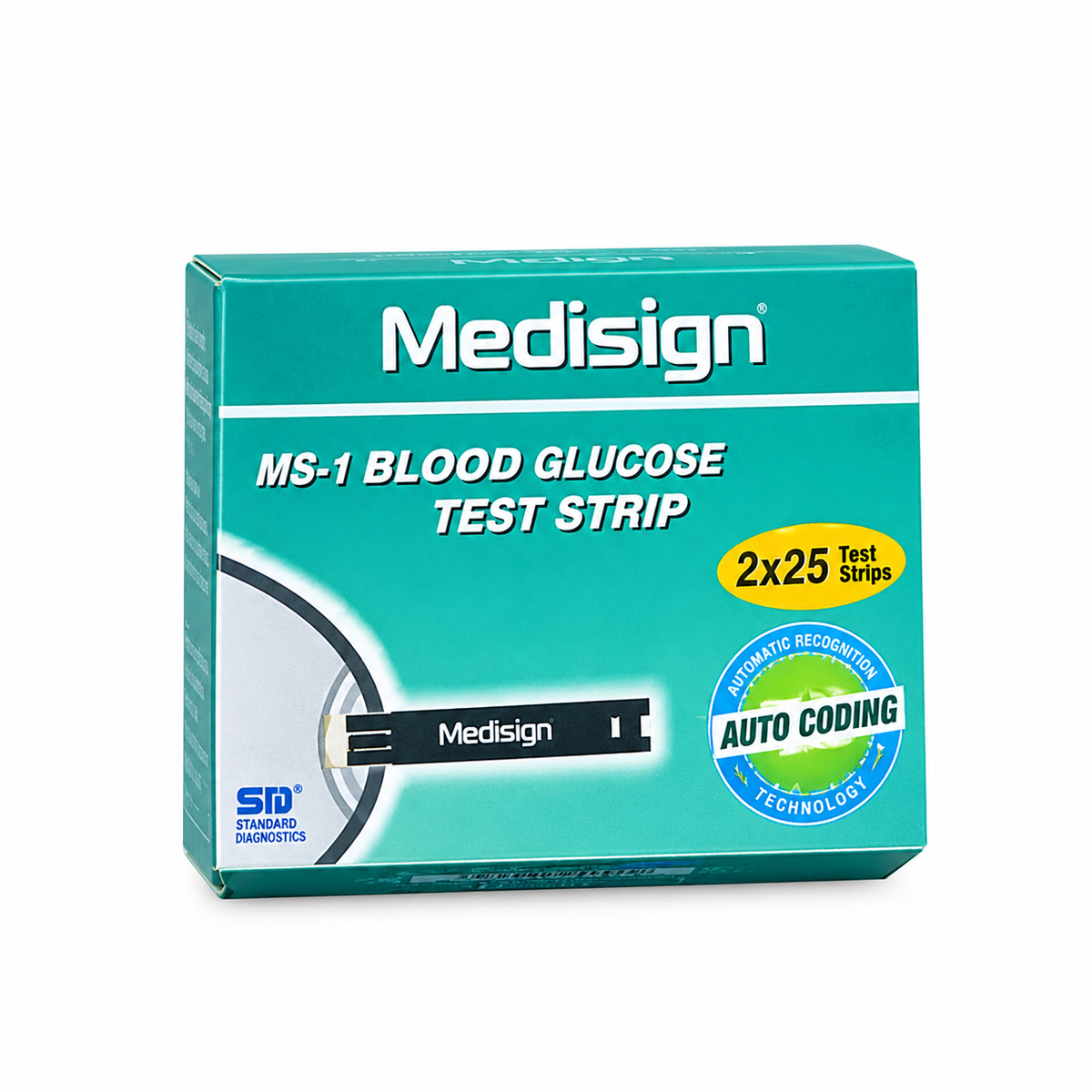 Medisign MS-1 Blood Glucose Test Strips (50 Strips)