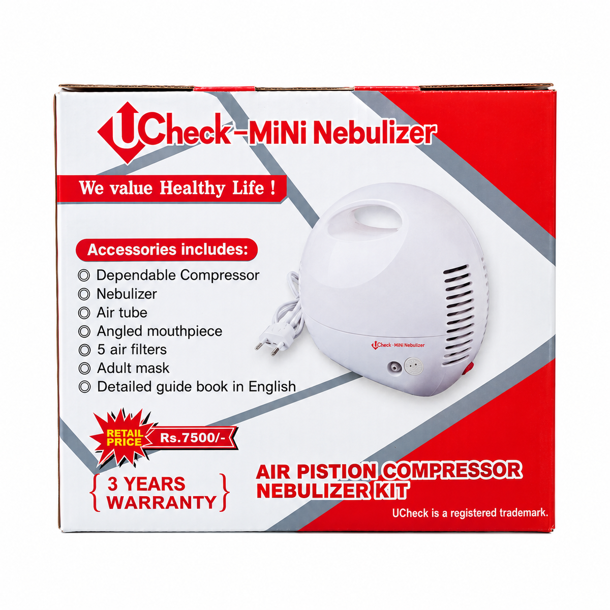 UCheck-MiNi Nebulizer – Air Piston Compressor Nebulizer Kit