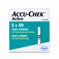 Accu-Chek Active Blood Glucose Test Strips (100 Strips)