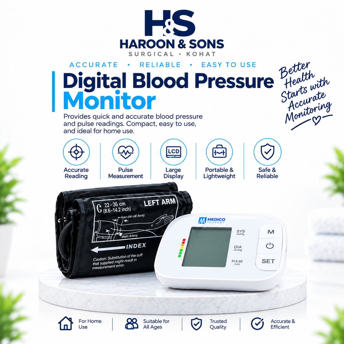 Medico Therapy Digital Blood Pressure Monitor