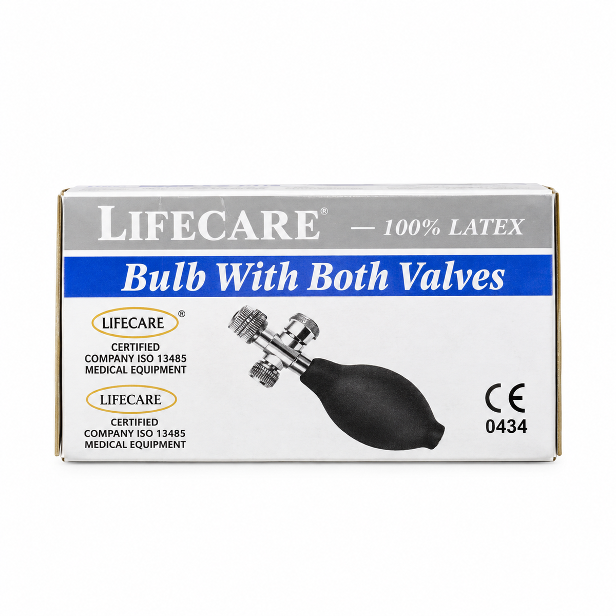 LIFECARE 100% Latex Bulb With Both Valves