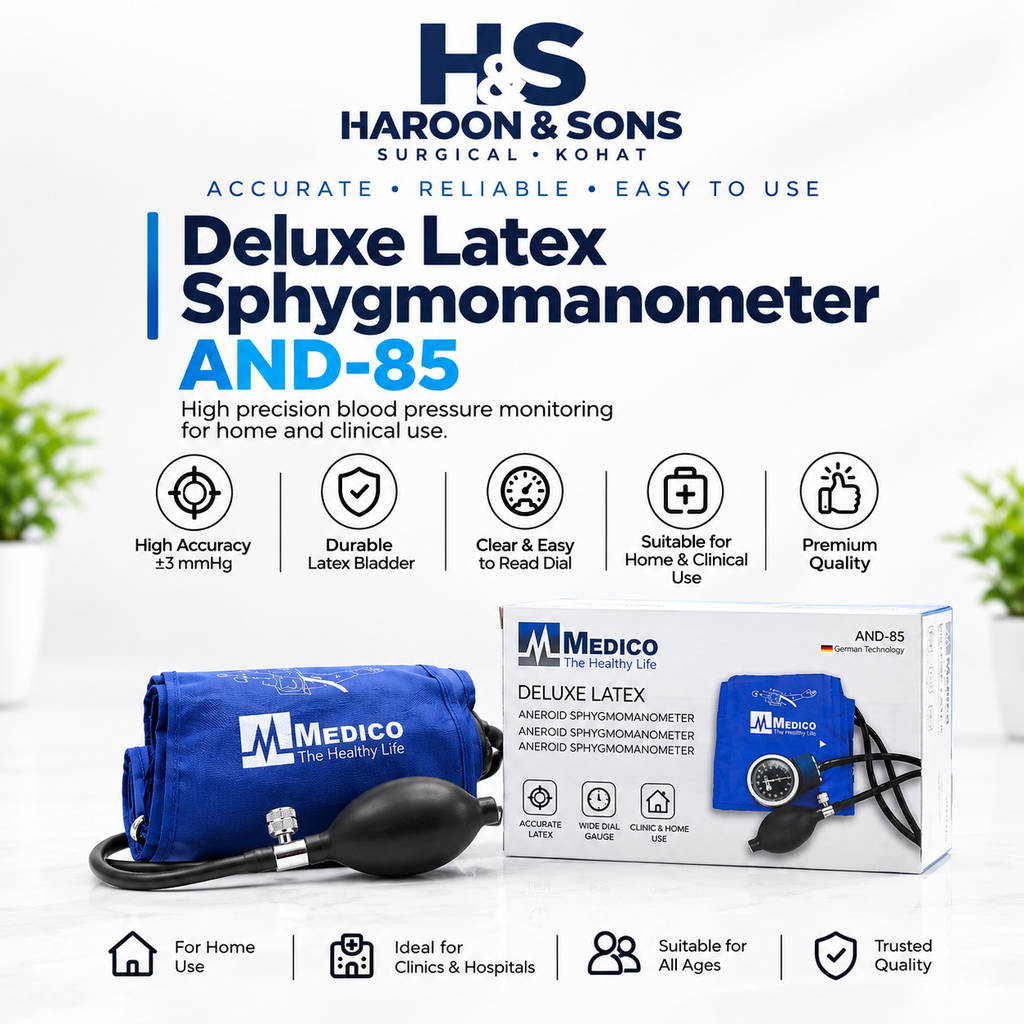 Aneroid Sphygmomanometer (Deluxe Latex) AND-85