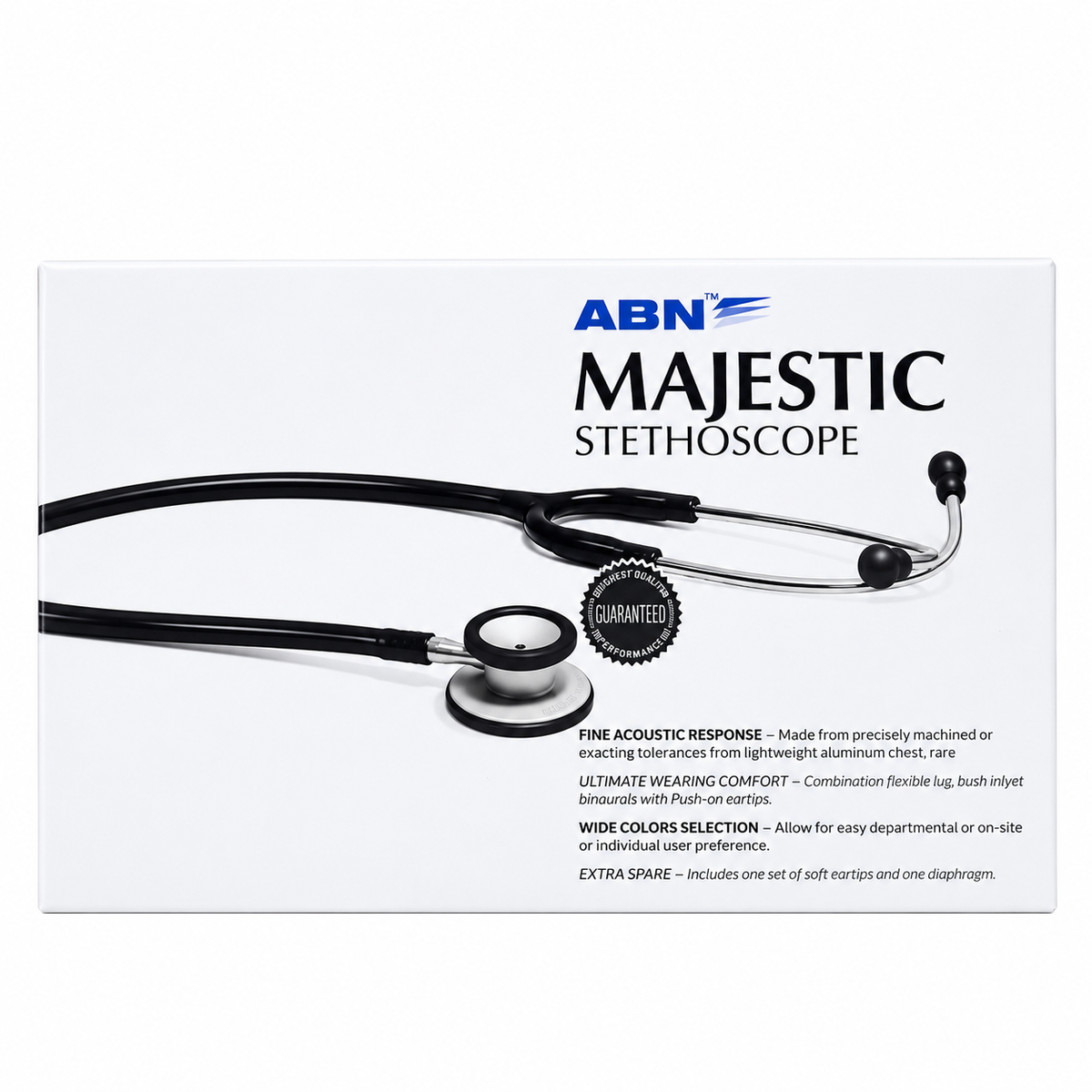 ABN Majestic Professional Lightweight Aluminum Stethoscope