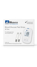 Medico Blood Glucose Test Strips – 50 Tests