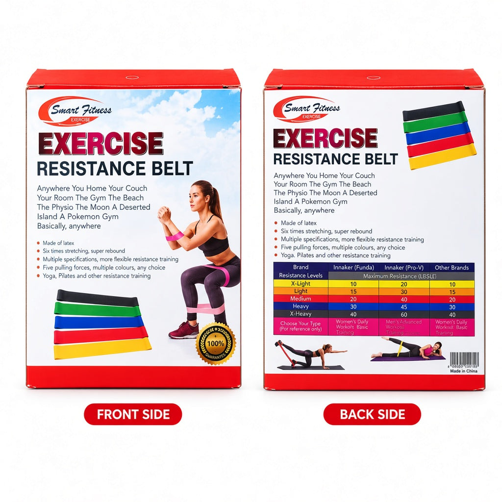 Smart Fitness Exercise Resistance Belt Set
